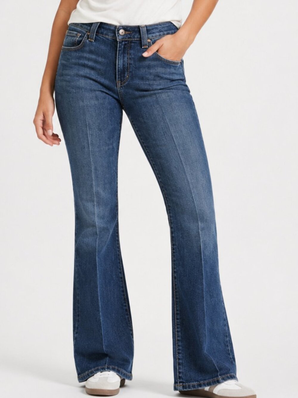Gap Curvy Tall Flared Denim Jeans